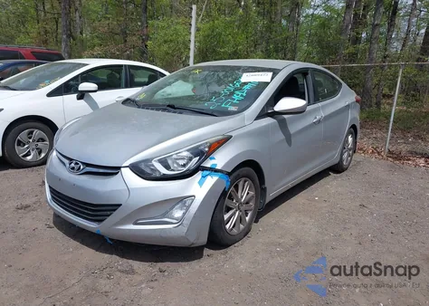 2016 Hyundai Elantra Se from USA, damaged, VIN KMHDH4AEXGU487900